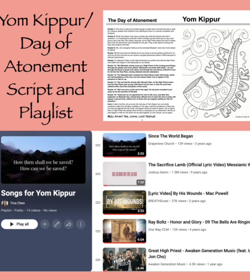 Yom Kippur/Day of Atonement Script and Playlist